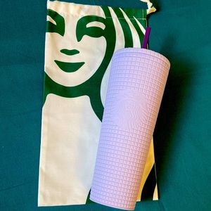 Starbucks Lilac Grid Venti Tumbler